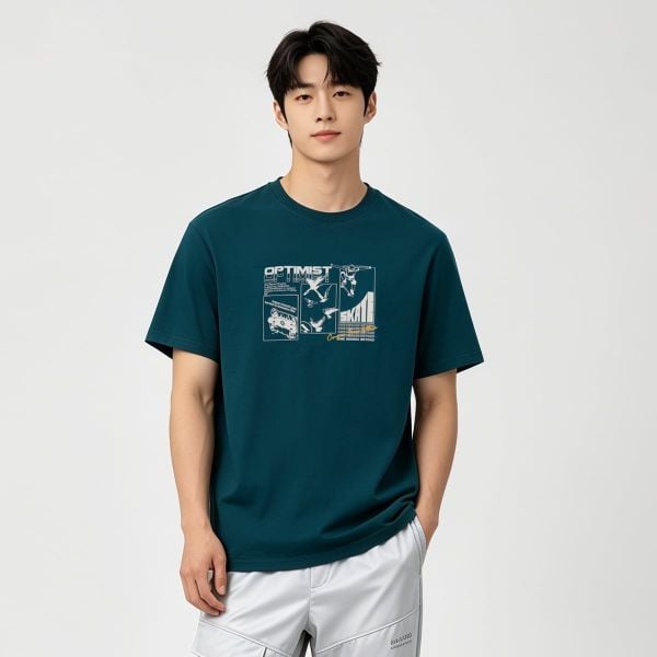 Áo T-shirt 361º Nam W552619104-4C
