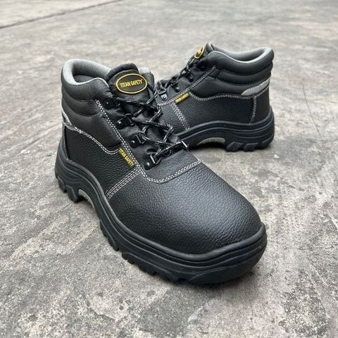 Giày Bảo Hộ Lao Động Titan Cronus S3 Mid Cao Cổ - Đế Cao Su Chống Dầu Chống Trượt