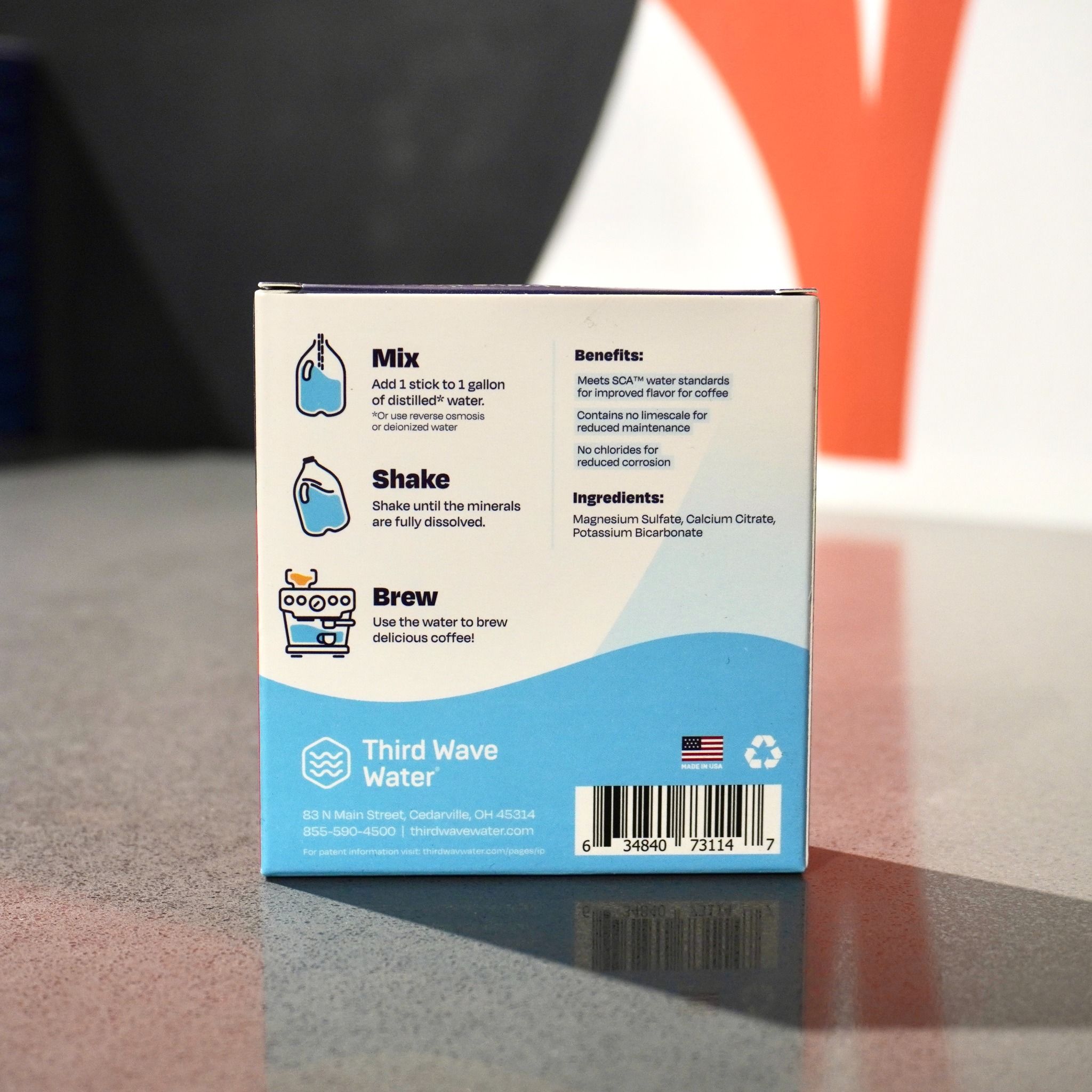  Third Wave Water - Box 12 sticks x 1 Gallon (Classic Light Roast/ Medium Roast/ Espresso Roast ) 