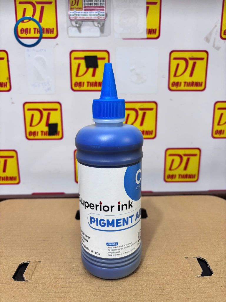 Mực Dầu Pigment Art DT Superior Ink (500ml) - Siêu Phẩm In Giấy Couche & Decal Tem Nhãn