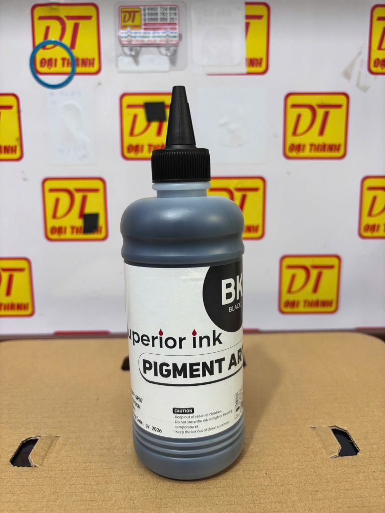 Mực Dầu Pigment Art DT Superior Ink (500ml) - Siêu Phẩm In Giấy Couche & Decal Tem Nhãn