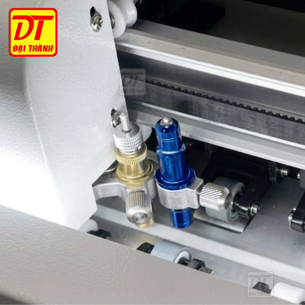 Máy Cắt Bế Decal T350 - 2 Đầu Cắt Cấn, Tự Động Load Giấy