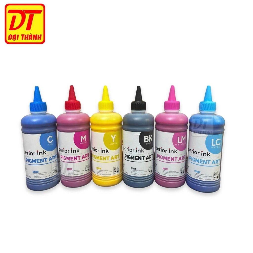 Mực Dầu Pigment Art DT Superior Ink (500ml) - Siêu Phẩm In Giấy Couche & Decal Tem Nhãn