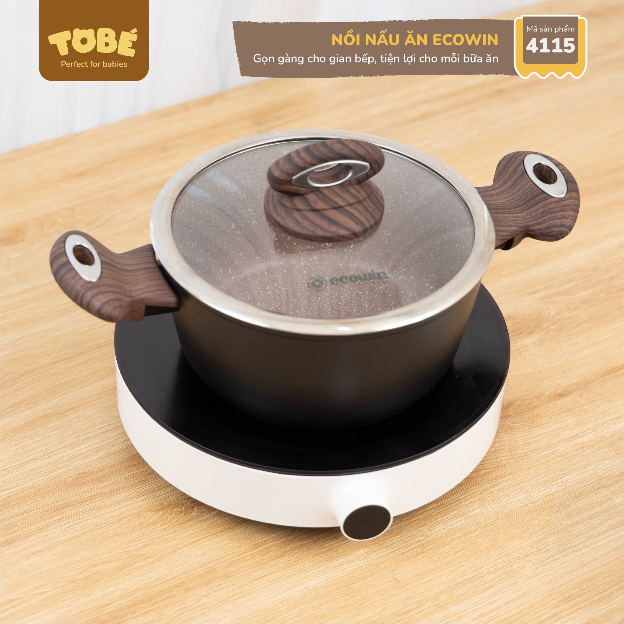  Nồi nấu ăn Ecowin MS 4115 