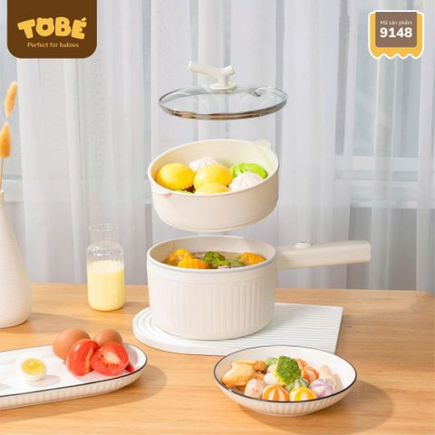  Nồi Điện Đa Năng Kèm Xửng Hấp TIMON MS 9148 