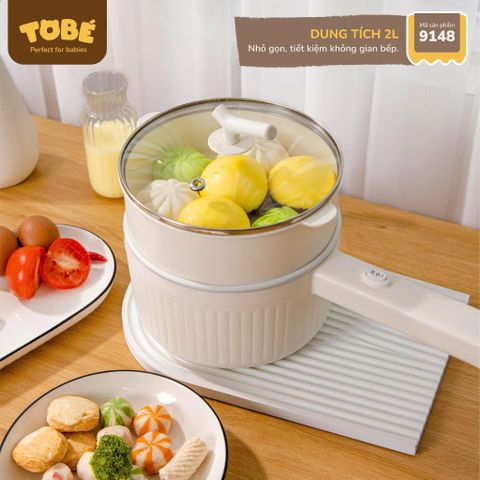  Nồi Điện Đa Năng Kèm Xửng Hấp TIMON MS 9148 