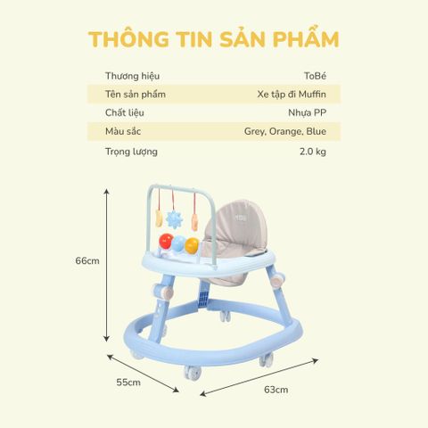  Xe tập đi Muffin MS 1827 