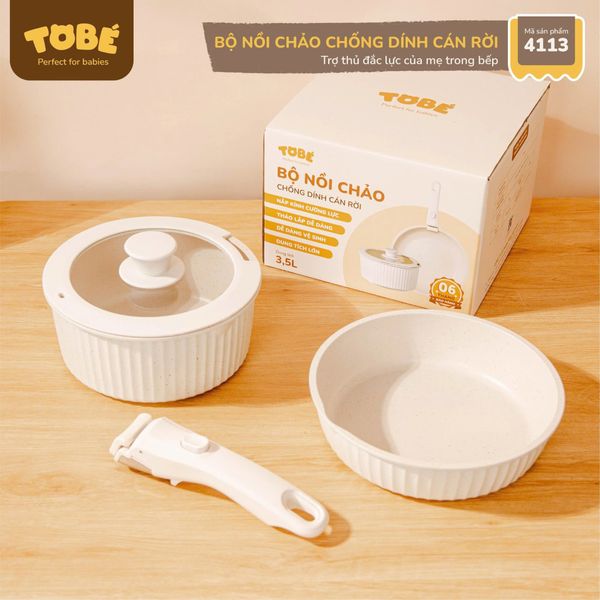  Bộ nồi chảo chống dính cán rời MS 4113 