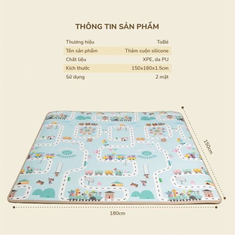  Thảm Cuộn Silicone MS 1118 