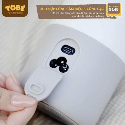  Bình Đun Nước Pha Sữa Di Động Charlie MS 9145 