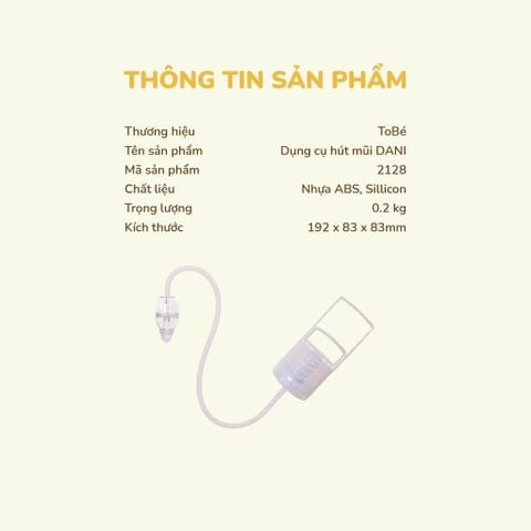  Dụng Cụ Hút Mũi Dani MS 2128 