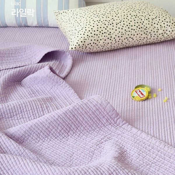 Chăn Mền Drap Trải Cotton Mật Độ Cao Nguyên Chất Cao Cấp Hàn Quốc Temperature