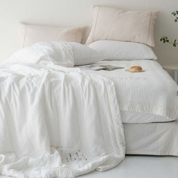 Bộ Chăn Mền Mùa Hè Kháng Khuẩn Chống Dị Ứng Cao Cấp Hàn Quốc LYOCELL