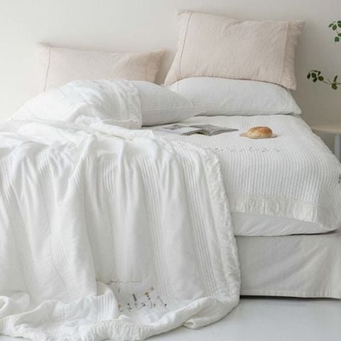  Bộ Chăn Mền Mùa Hè Kháng Khuẩn Chống Dị Ứng Cao Cấp Hàn Quốc LYOCELL 