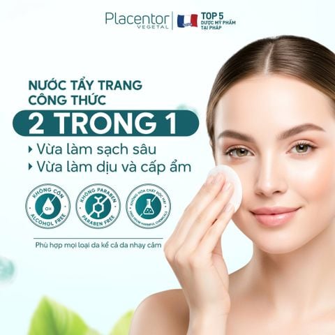  Combo làm sạch sâu, thải độc da Placentor Vegetal 