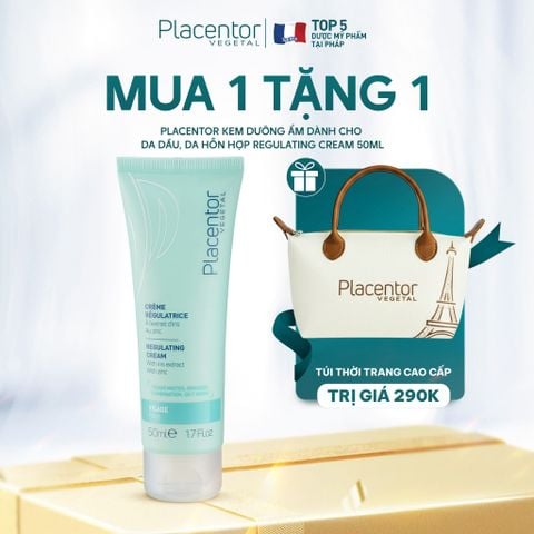  Kem Dưỡng Ẩm Placentor Vegetal Creme Regulatrice Regulating Cream (Dành Cho Da Dầu, Da Hỗn Hợp) 