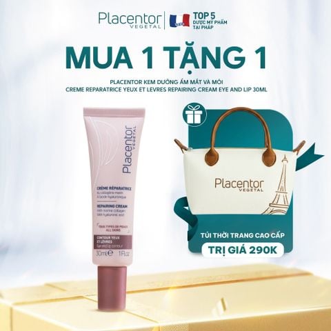 Kem Dưỡng Ẩm Mắt Và Môi Placentor Vegetal Creme Reparatrice Yeux Et Levres Repairing Cream Eye And Lip 