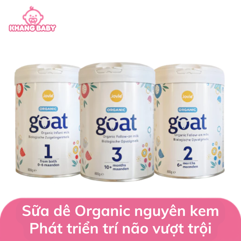 Sữa dê công thức Jovie Goat Organic 800g