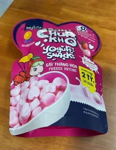Sữa chua khô Kyus gói 20g vị dâu tây