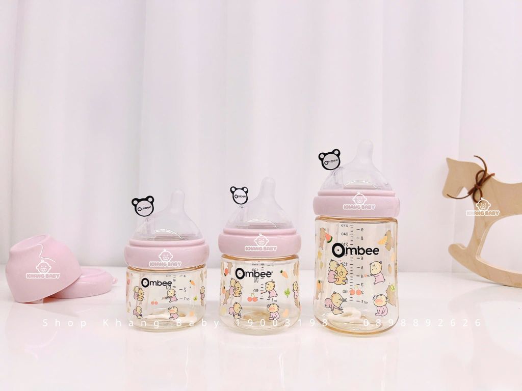 Bình sữa Ombee PPSU Anti-Colic
