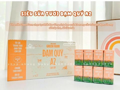 Sữa tươi nguyên chất tiệt trùng Green Farm A2
