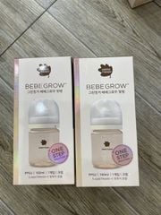 Bình sữa Bebegrow Green Finger trơn 160ml