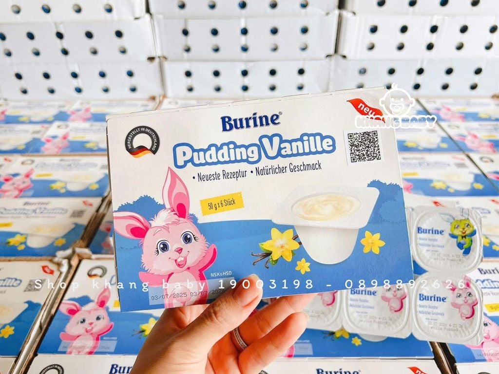 Cháo sữa ăn dặm Burine