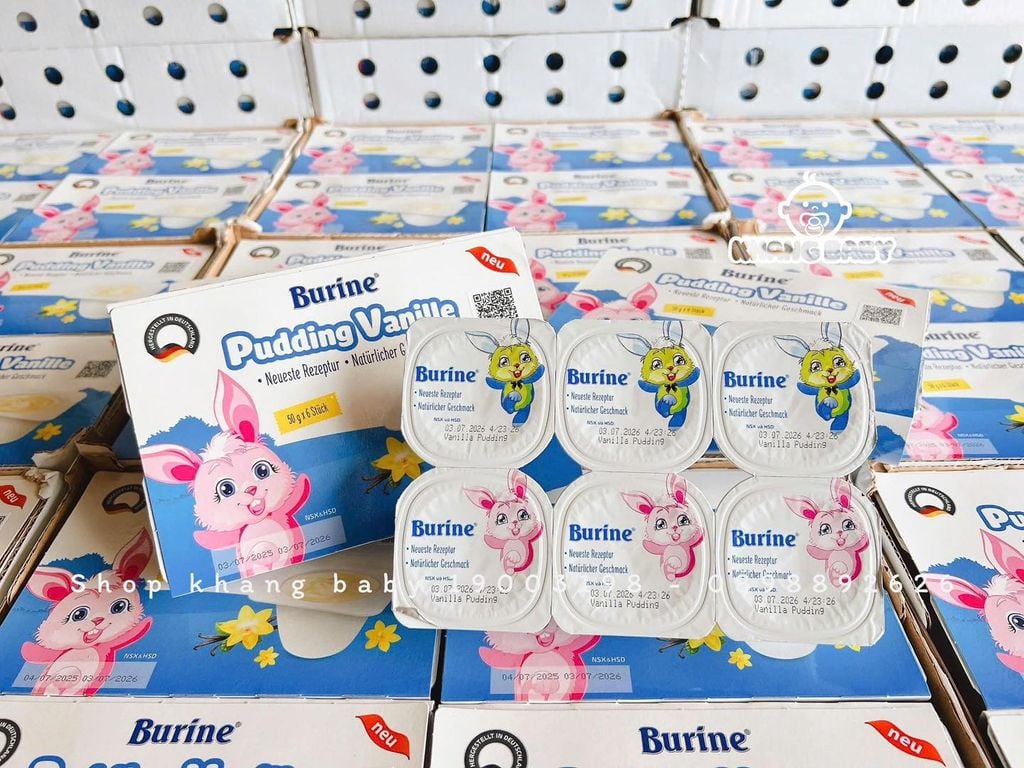 Cháo sữa ăn dặm Burine