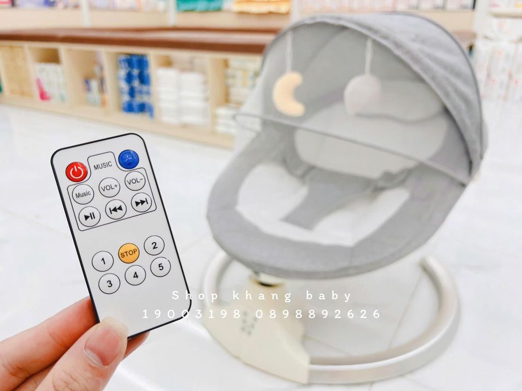 Nôi rung điện tự động cao cấp Multifunctional