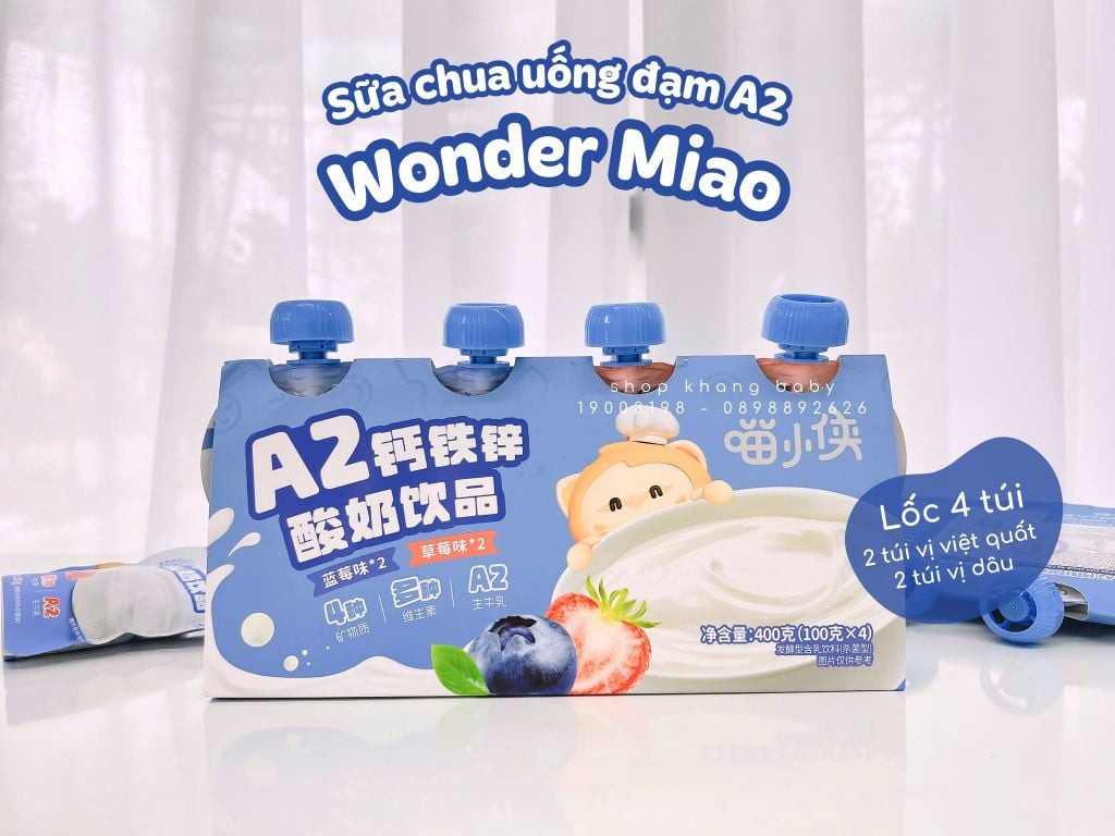 Sữa chua uống A2 Wonder Miao