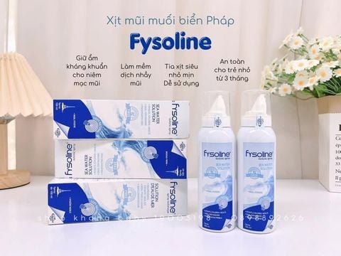 Xịt mũi muối biển Pháp Fysoline