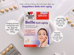 Viên Uống chống lão hóa làm đẹp da Belle Anti-aging Doppelherz Aktiv của Đức