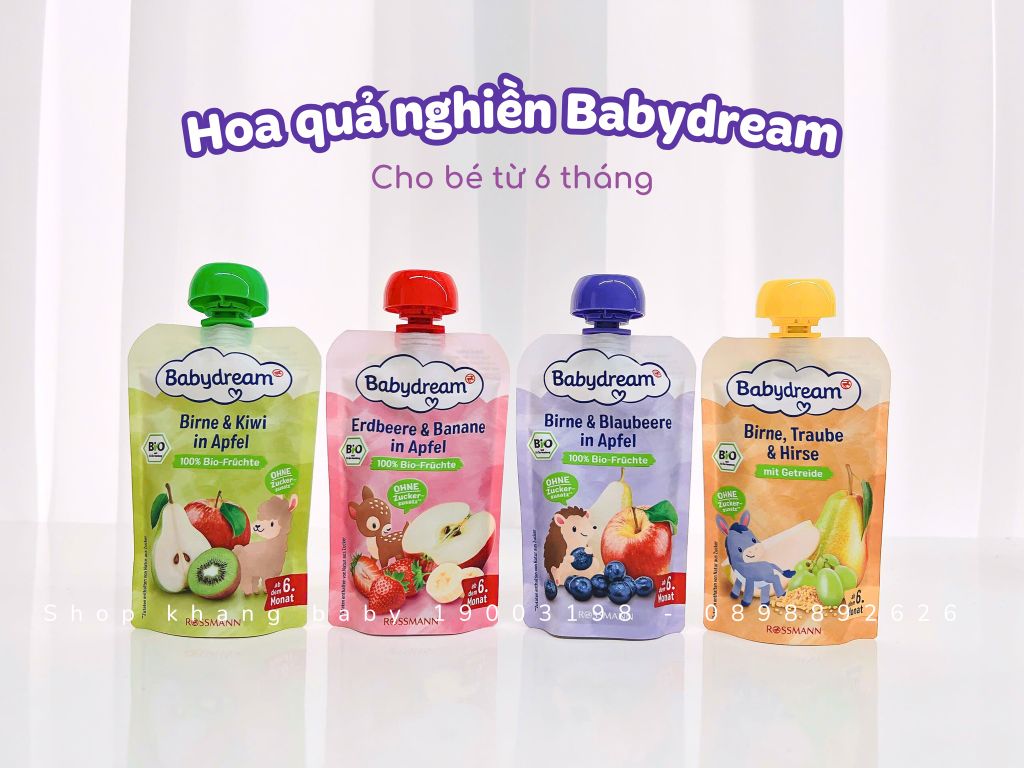 Hoa quả nghiền BabyDream Đức