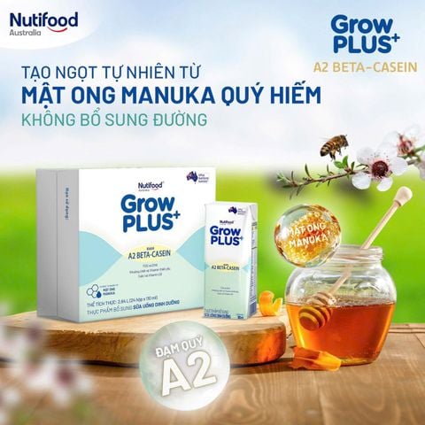 Sữa Pha Sẵn Nutifood GrowPLUS+ Đạm A2