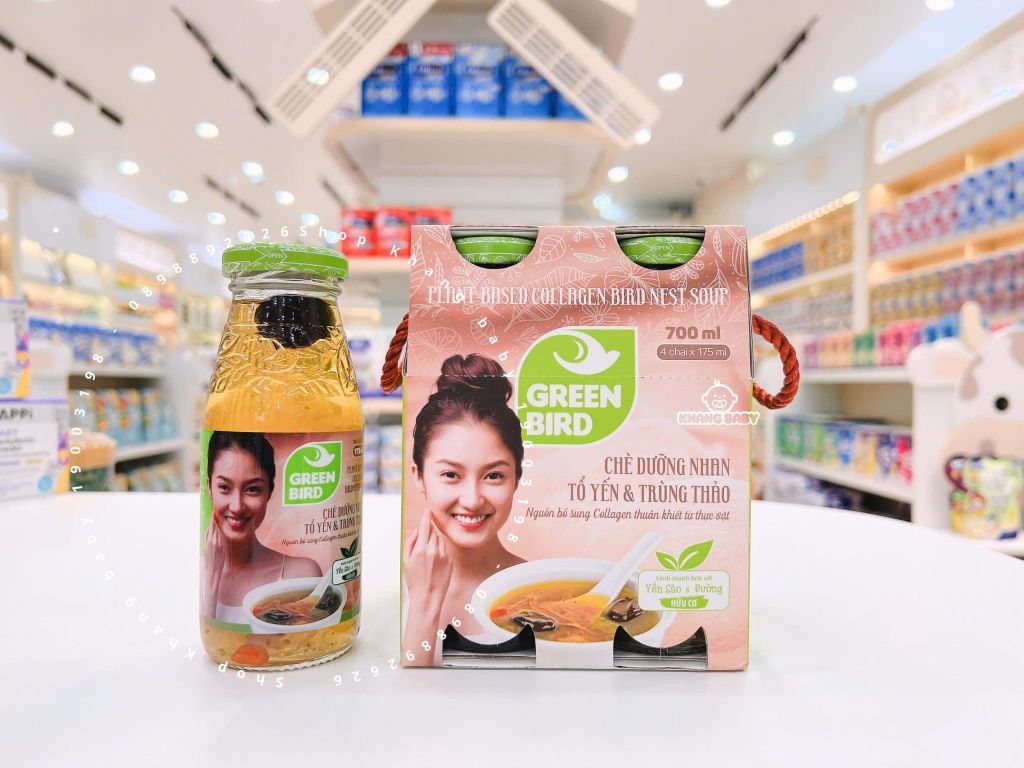 Yến Sào Greenbird người lớn - Lốc 4 chai