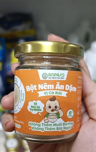 Hạt nêm Anpaso vị cà rốt 60g