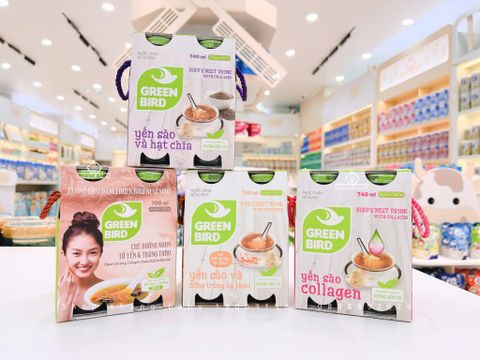 Yến Sào Greenbird người lớn - Lốc 4 chai