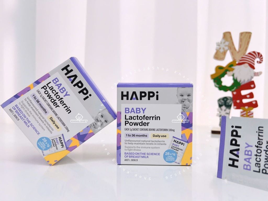 Bột dinh dưỡng Happi Baby Lactoferrin Powder cho bé