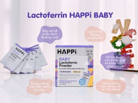 Bột dinh dưỡng Happi Baby Lactoferrin Powder cho bé