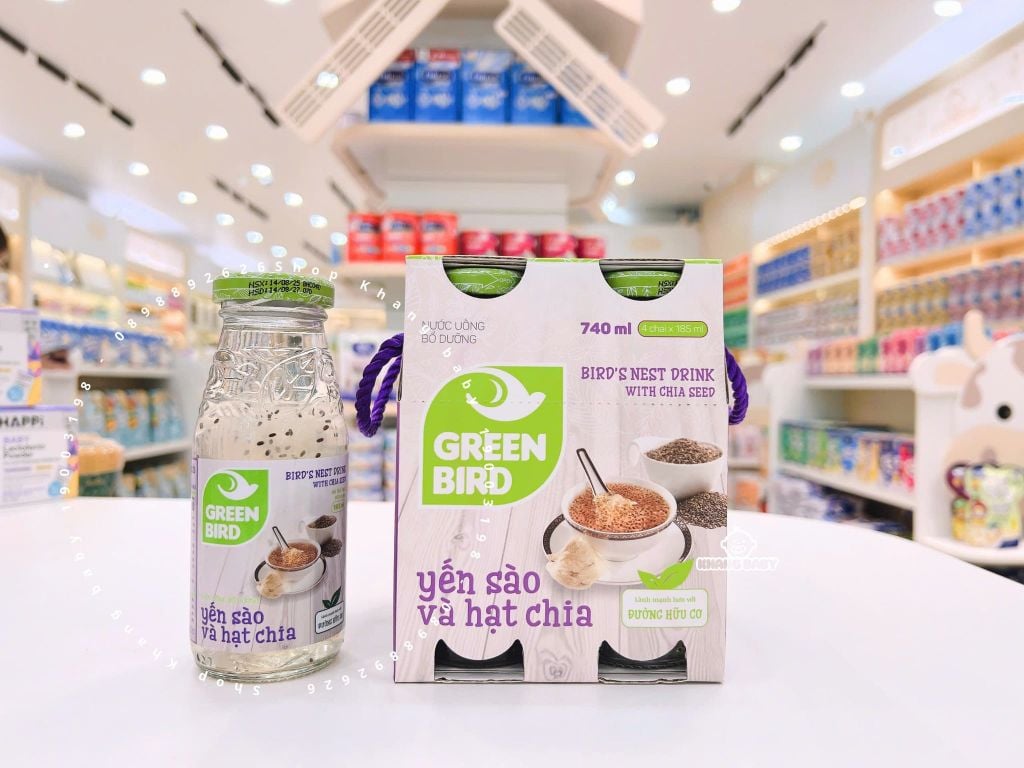 Yến Sào Greenbird người lớn - Lốc 4 chai