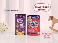 Bánh gạo ăn dặm Organic Kyu's (Dạng lon)