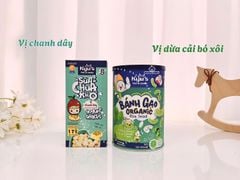 Bánh gạo ăn dặm Organic Kyu's (Dạng lon)
