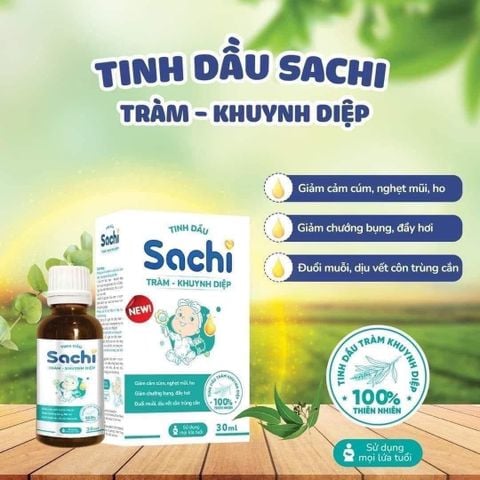 Tinh dầu tràm + khuynh diệp Sachi 30ml
