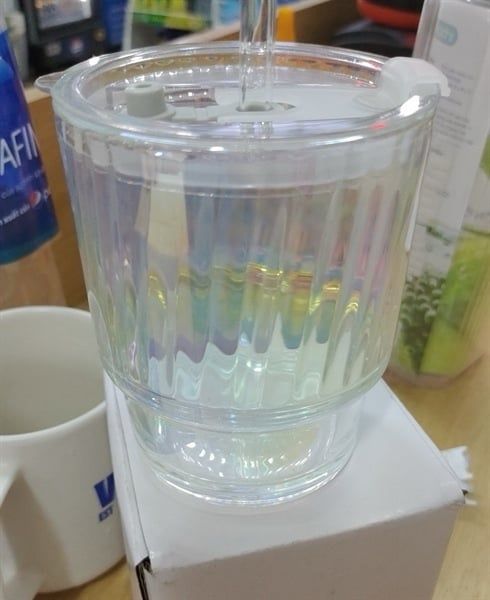 Ly cầu vồng ống hút thuỷ tinh Vinamilk