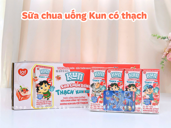Sữa chua uống Kun có thạch
