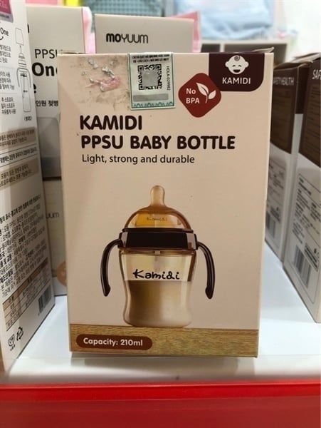 Bình sữa Kamidi nhựa PPSU 210ml