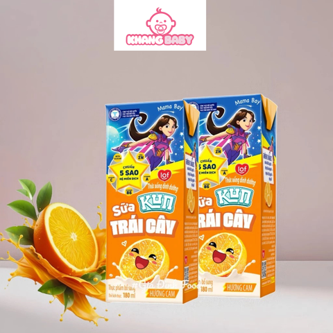 Sữa trái cây KUN vị trái cây dạng hộp