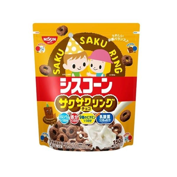 Ngũ cốc Nissin vị socola dạng vòng 150g