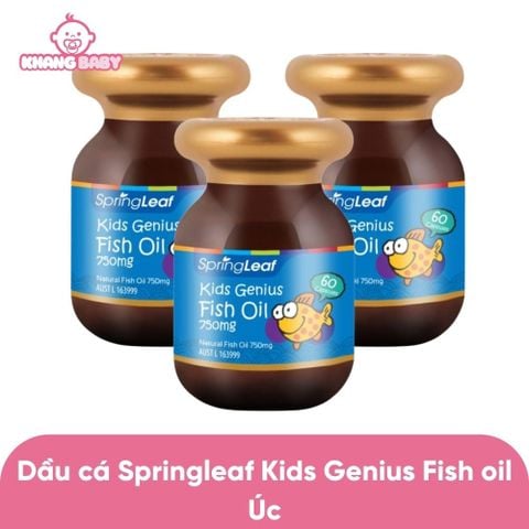 Dầu cá Springleaf Kids Genius Fish oil Úc