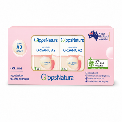Combo 2 vỉ Sữa tươi GippsNature A2